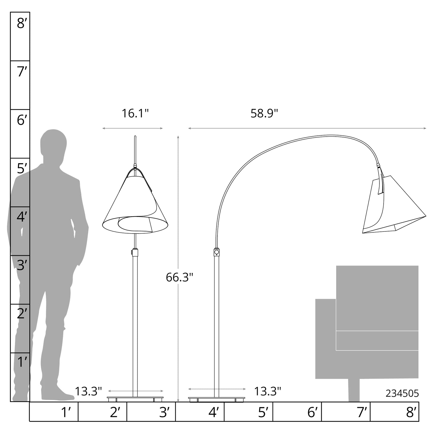 MOBIUS ARC FLOOR LAMP
