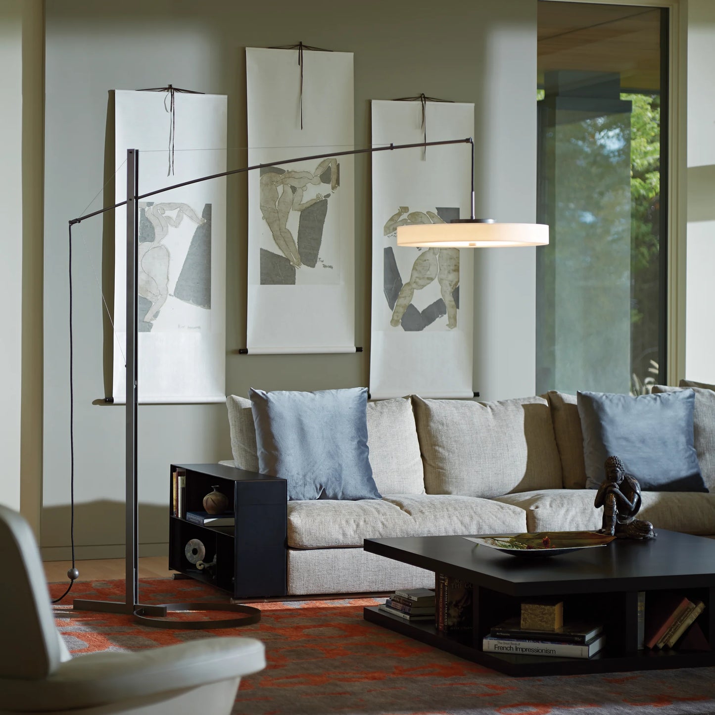 DISQ ARC LED FLOOR LAMP