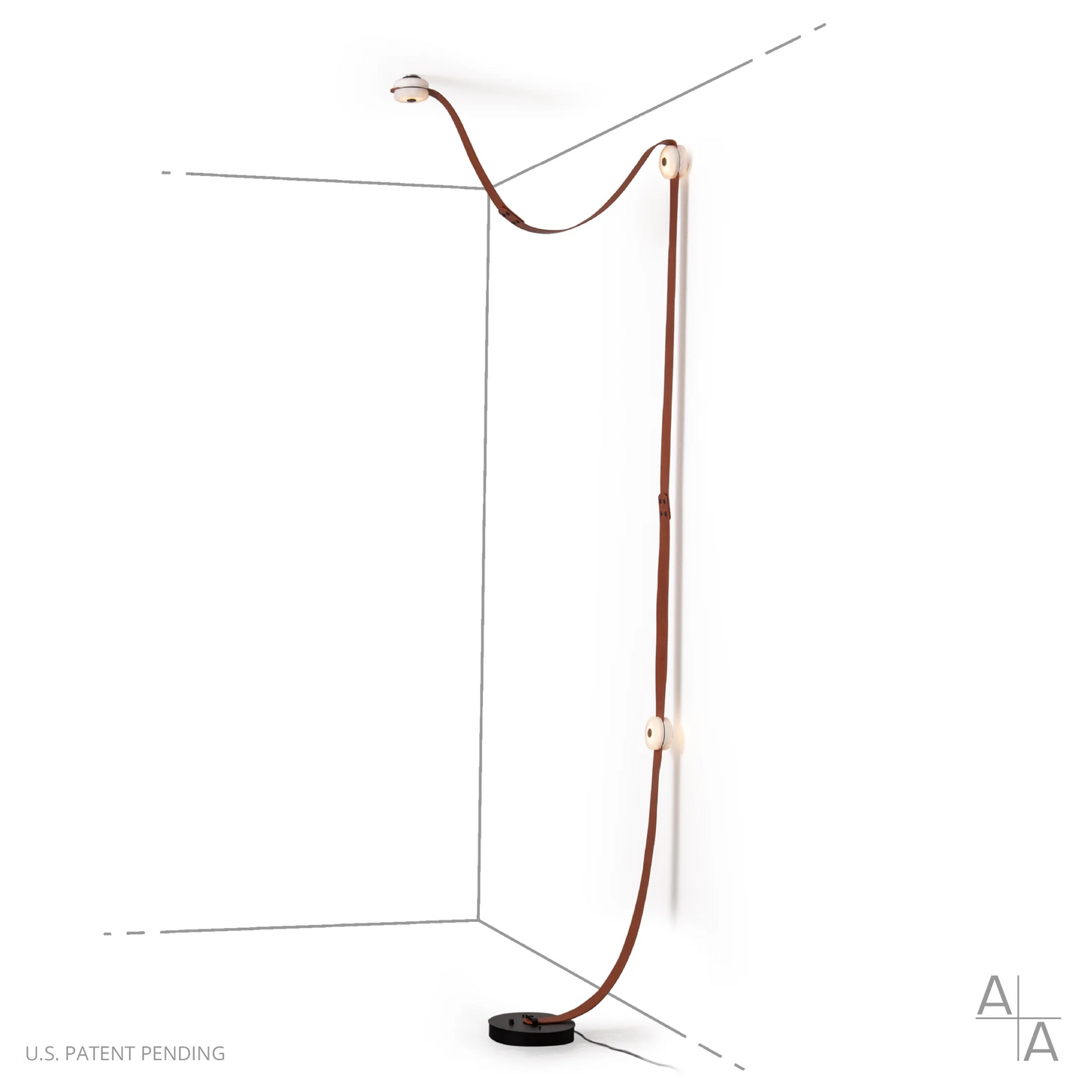 SNAP FLOOR-TO-CEILLING plug in LED Lamp
