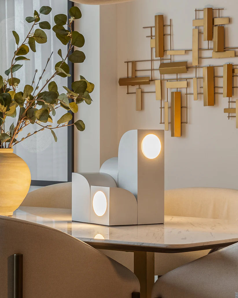GYPSUM 12-in TABLE LAMP