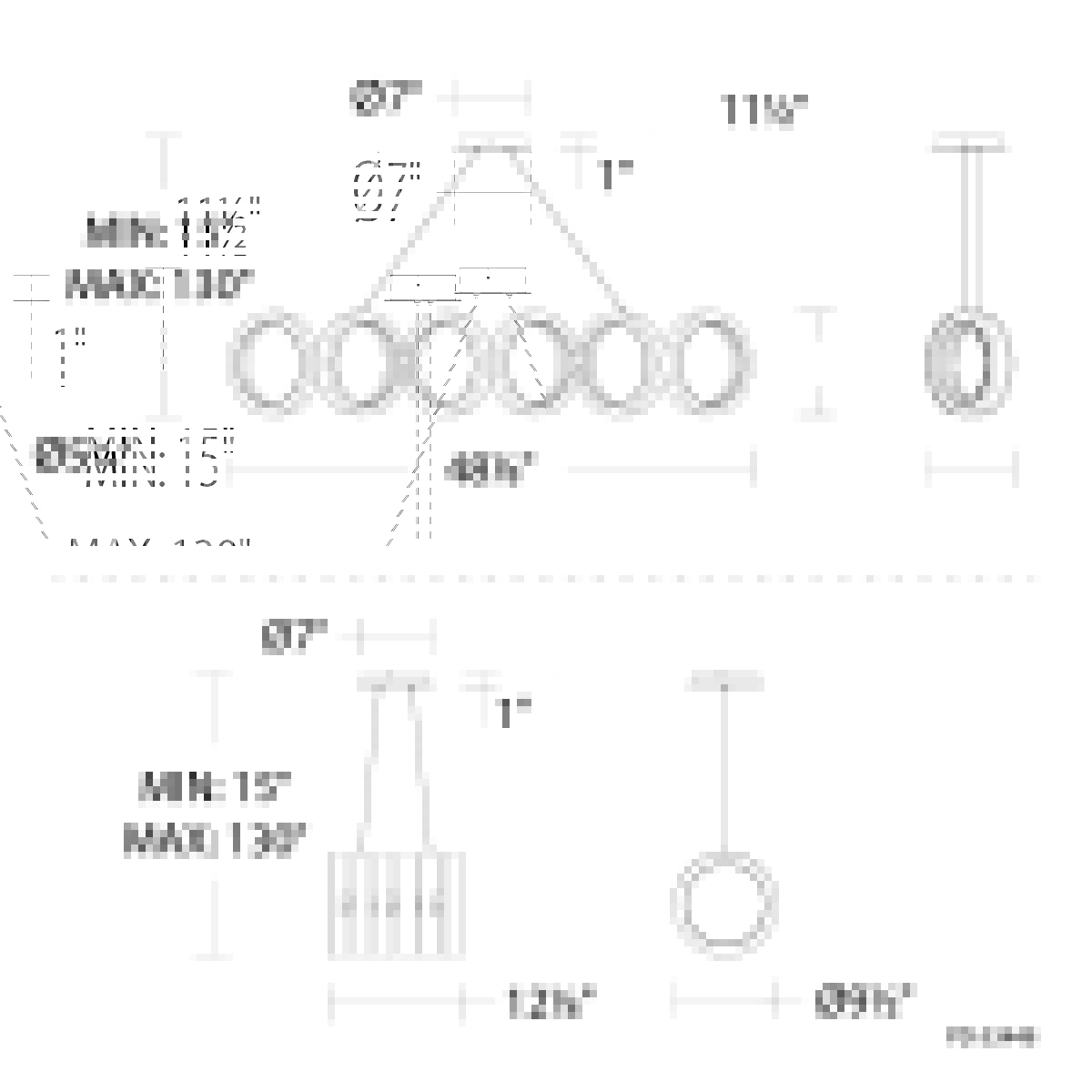 CABOT PENDANT 4CCT