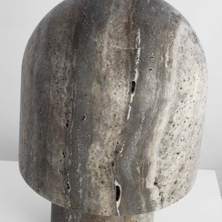 KENNETT SAMLL TRAVERTINE TABLE LAMP