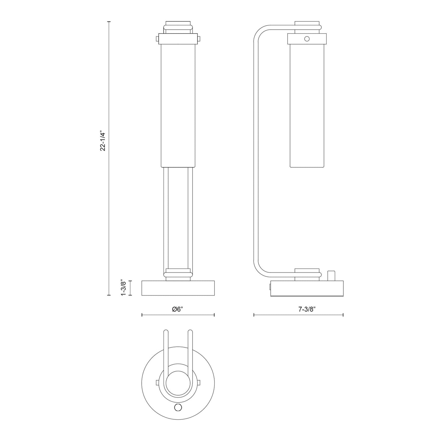 WYNWOOD 22-in TABLE LAMP
