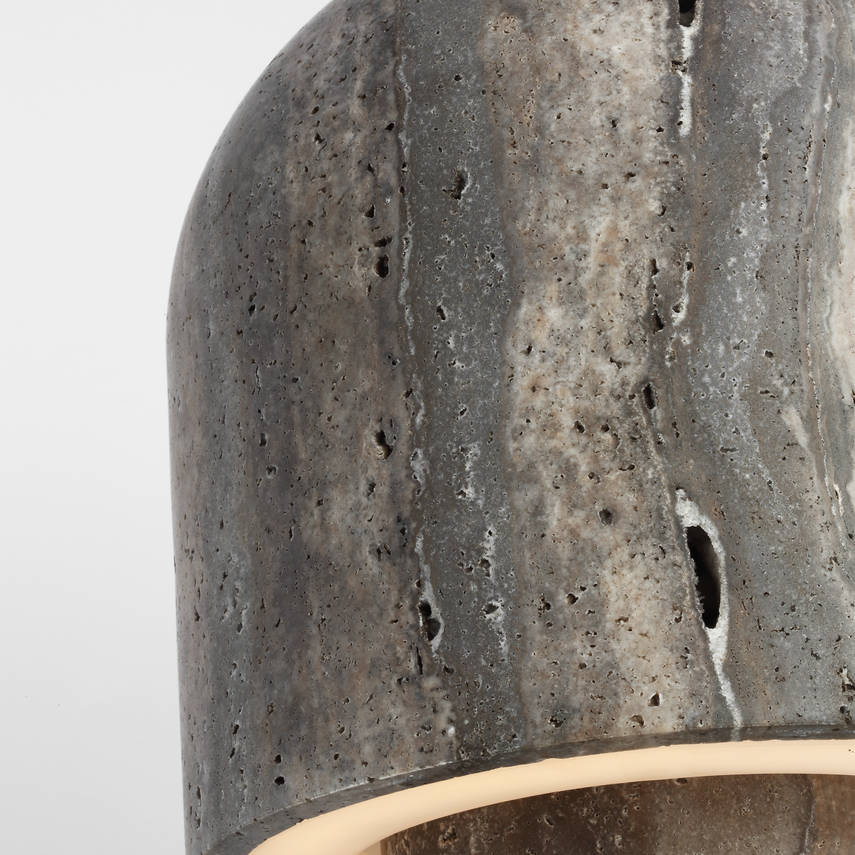 KENNETT SAMLL TRAVERTINE TABLE LAMP