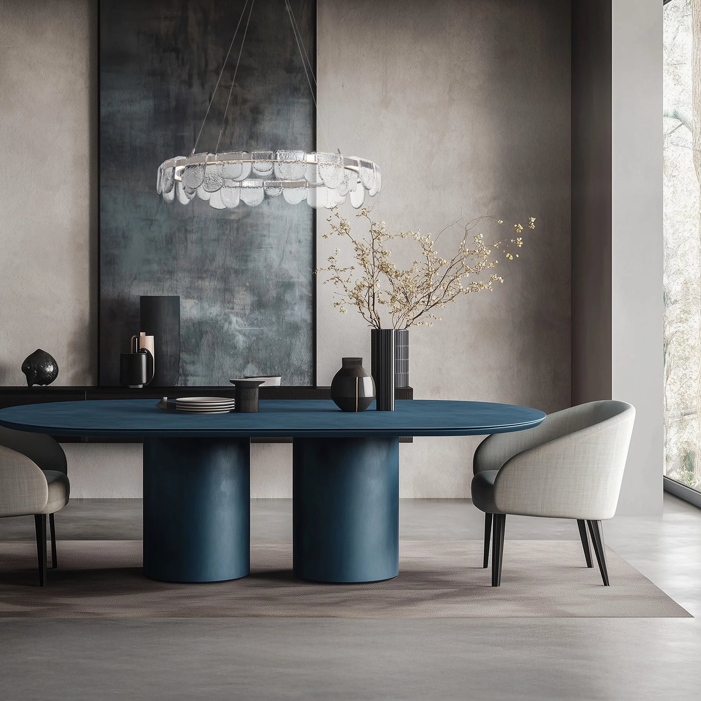 RIVERBED CIRCULAR LED PENDANT