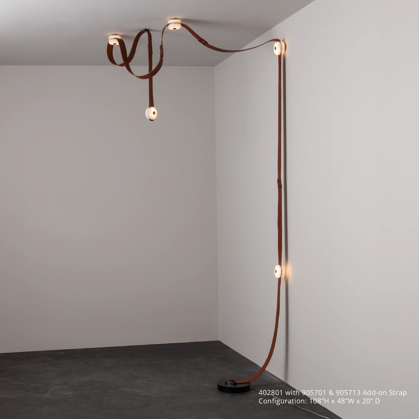 SNAP FLOOR-TO-CEILLING plug in LED Lamp