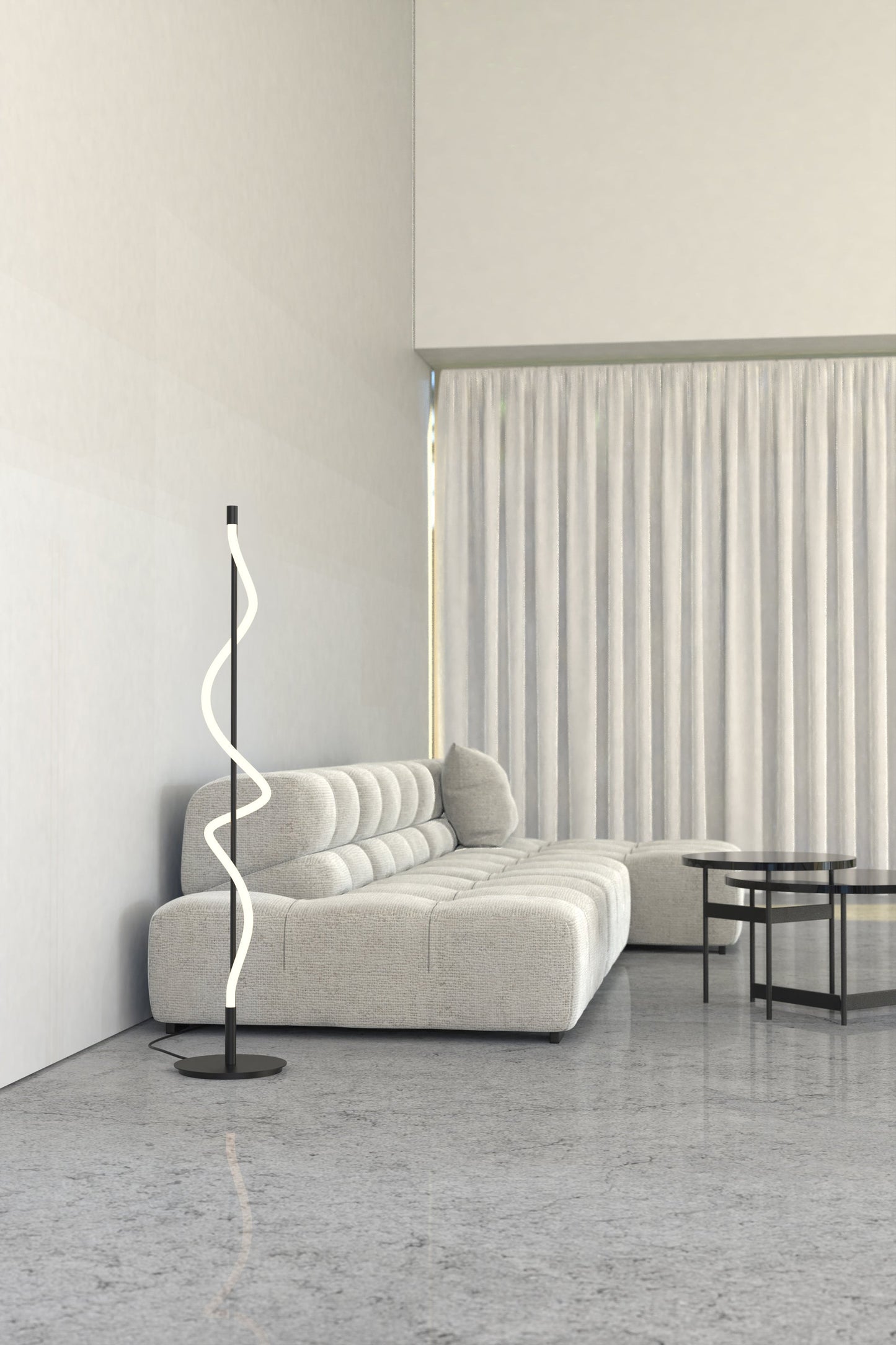 CURSIVE 12-in FLOOR LAMP